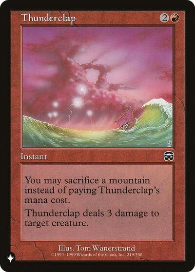 Thunderclap (The List) Near Mint