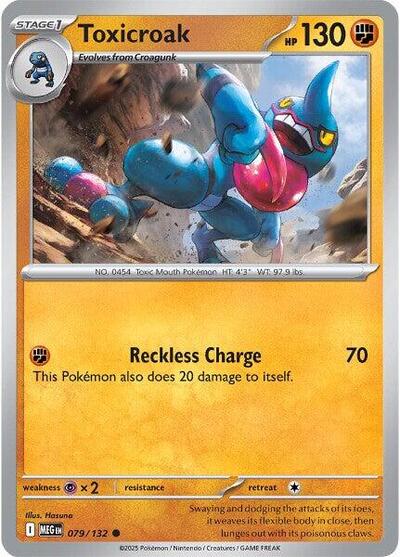 Toxicroak (ME01: Mega Evolution) Near Mint