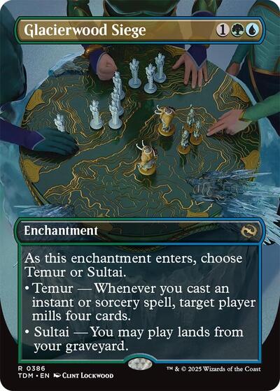 Glacierwood Siege (Borderless) (Tarkir: Dragonstorm) Near Mint