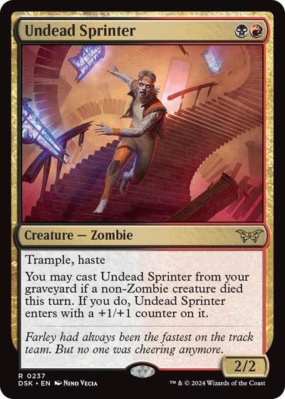 Undead Sprinter (Duskmourn: House of Horror) Near Mint