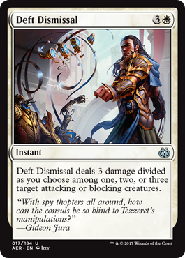 Deft Dismissal (Aether Revolt) Light Play Foil