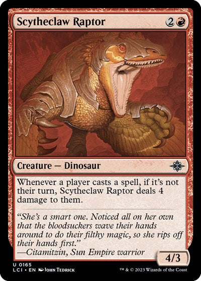 Scytheclaw Raptor (The Lost Caverns of Ixalan) Near Mint Foil