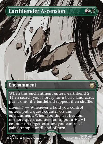 Earthbender Ascension (Borderless) (Avatar: The Last Airbender) Near Mint