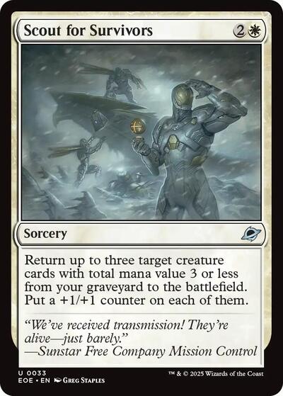Scout for Survivors (Edge of Eternities) Near Mint Foil