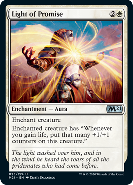 Light of Promise (Magic 2021 Core Set) Light Play