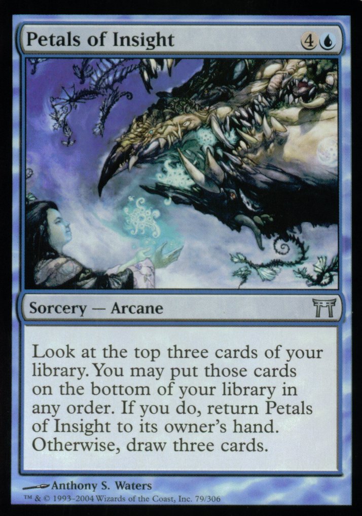 Petals of Insight (Champions of Kamigawa) Light Play