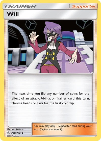 Will (SM - Cosmic Eclipse) Near Mint Reverse Holofoil