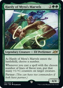 Hardy of Myra's Marvels (Unfinity) Light Play Foil