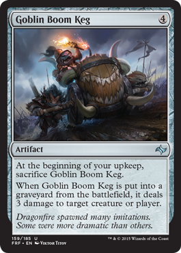 Goblin Boom Keg (Fate Reforged) Light Play Foil