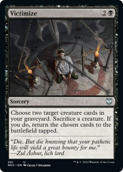 Victimize (Commander: Streets of New Capenna) Light Play
