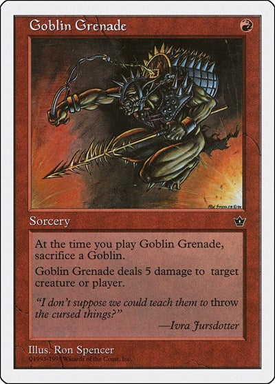 Goblin Grenade (Anthologies) Light Play