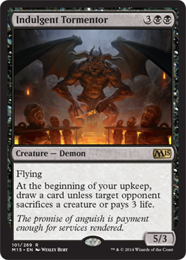 Indulgent Tormentor (Magic 2015 Core Set) Light Play