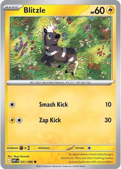 Blitzle (SV: White Flare) Near Mint Reverse Holofoil