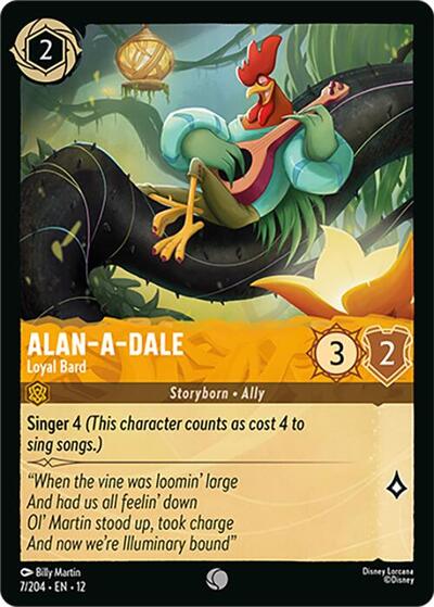 Alan-a-Dale - Loyal Bard (Wilds Unknown) Near Mint