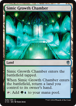 Simic Growth Chamber (Commander 2016 Edition) Light Play