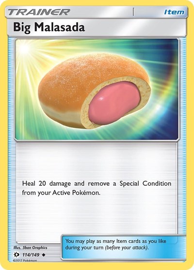 Big Malasada (SM Base Set) Near Mint Reverse Holofoil