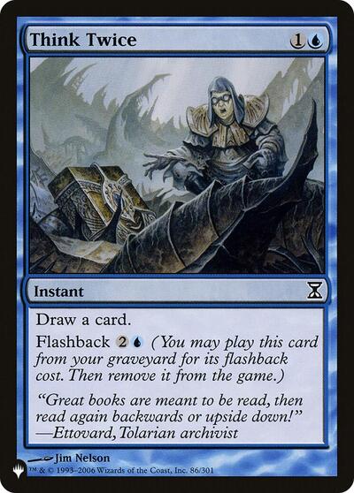 Think Twice (The List) Near Mint