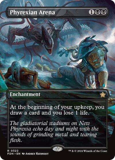 Phyrexian Arena (Borderless) (Foundations) Near Mint