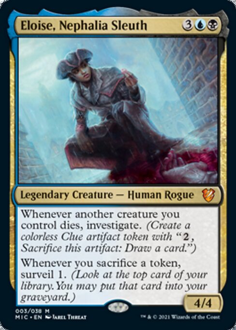 Eloise, Nephalia Sleuth (Commander 2021 Midnight Hunt) Light Play Foil