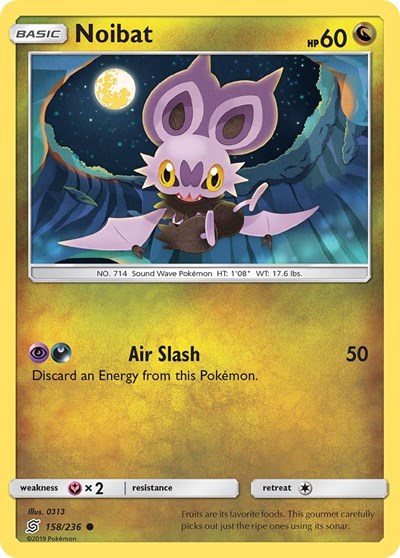 Noibat (SM - Unified Minds) Near Mint Reverse Holofoil