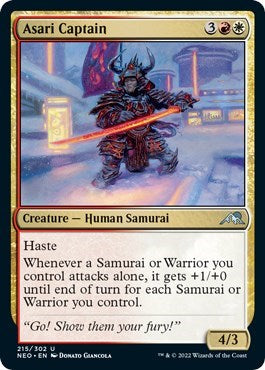 Asari Captain (Kamigawa: Neon Dynasty) Near Mint Foil