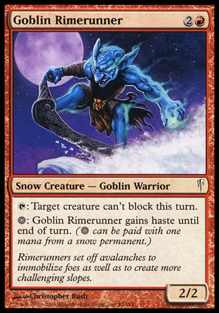 Goblin Rimerunner (Coldsnap) Light Play Foil