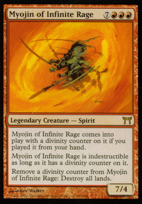 Myojin of Infinite Rage (Champions of Kamigawa) Light Play