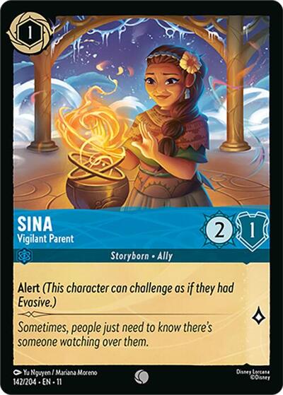Sina - Vigilant Parent (Winterspell) Near Mint