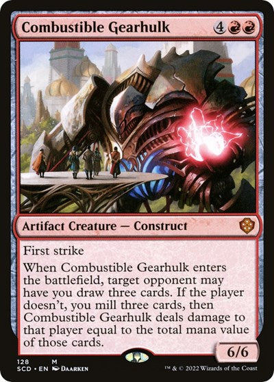 Combustible Gearhulk (Commander 2022 Starter Decks) Light Play