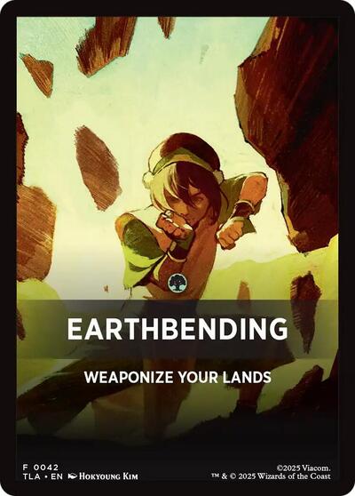 Earthbending Theme Card (0042) (Avatar: The Last Airbender) Near Mint