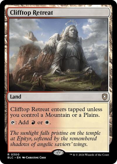 Clifftop Retreat (Commander: Bloomburrow) Light Play