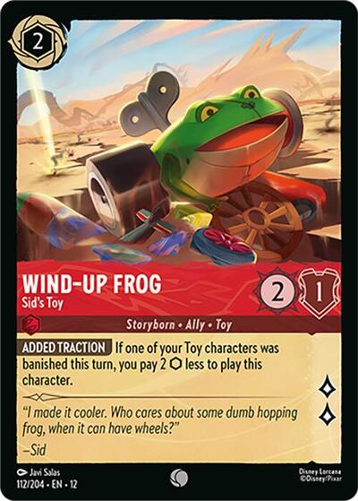Wind-Up Frog - Sid's Toy (Wilds Unknown) Near Mint