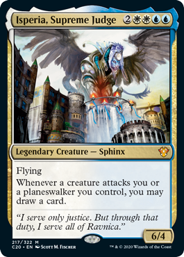 Isperia, Supreme Judge (Commander 2020 Ikoria) Light Play