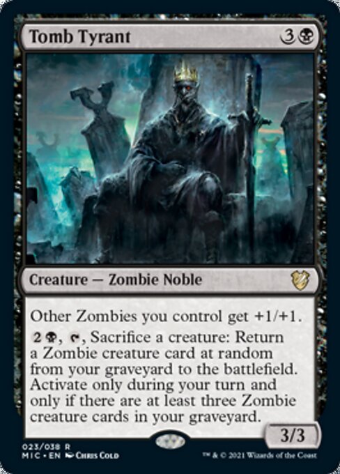 Tomb Tyrant (Commander 2021 Midnight Hunt) Light Play