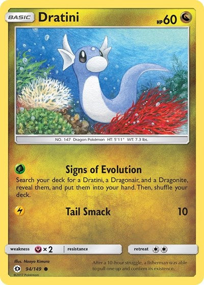 Dratini (SM Base Set) Near Mint