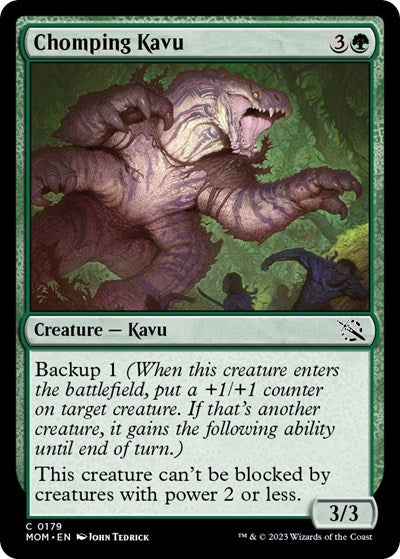 Chomping Kavu (March of the Machine) Light Play Foil
