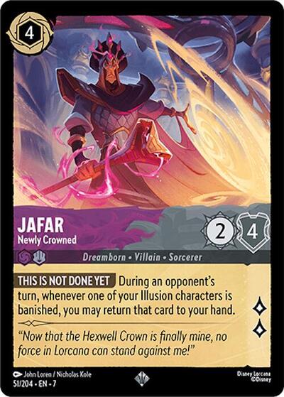 Jafar - Newly Crowned (Archazia's Island) Near Mint
