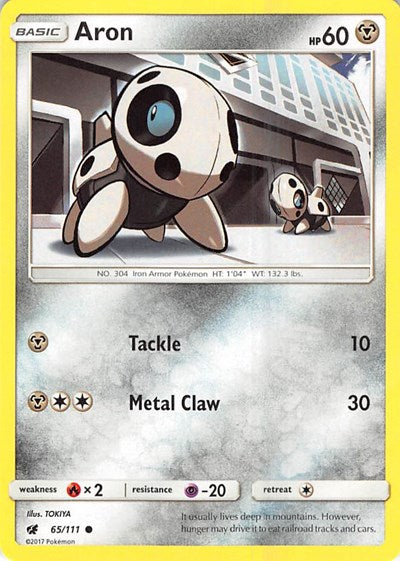 Aron (SM - Crimson Invasion) Near Mint Reverse Holofoil