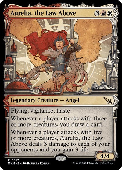Aurelia, the Law Above (Showcase) (0317) (Murders at Karlov Manor) Light Play Foil