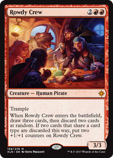 Rowdy Crew (Ixalan) Light Play