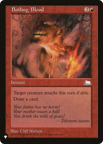 Boiling Blood (The List) Light Play