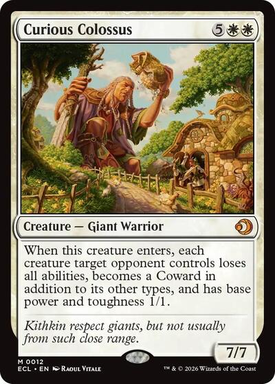 Curious Colossus (Lorwyn Eclipsed) Near Mint