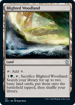 Blighted Woodland (Commander 2020 Zendikar Rising) Near Mint