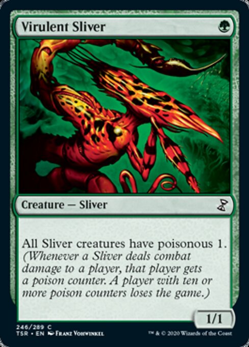 Virulent Sliver (Time Spiral Remastered) Light Play