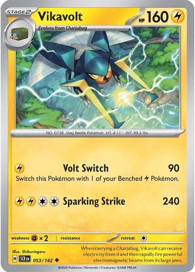 Vikavolt (SV07: Stellar Crown) Near Mint