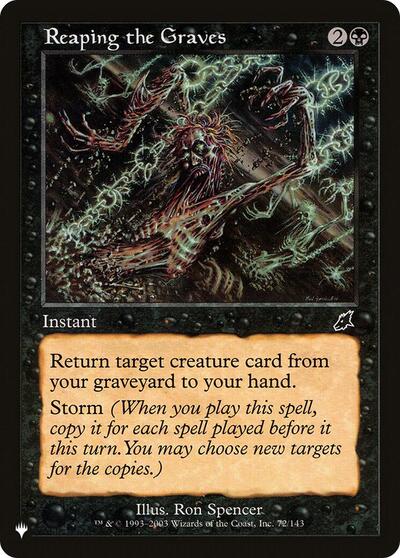 Reaping the Graves (The List) Near Mint