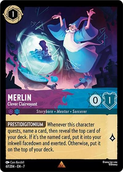 Merlin - Clever Clairvoyant (Archazia's Island) Near Mint