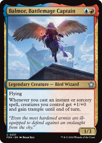 Balmor, Battlemage Captain (Foundations) Light Play Foil