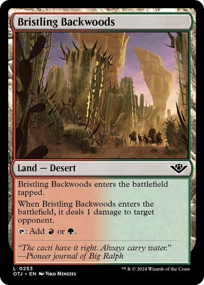 Bristling Backwoods (Outlaws of Thunder Junction) Near Mint