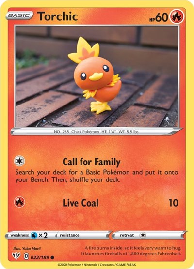 Torchic (SWSH03: Darkness Ablaze) Near Mint